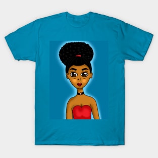 Black girl magic, melanin poppin art T-Shirt